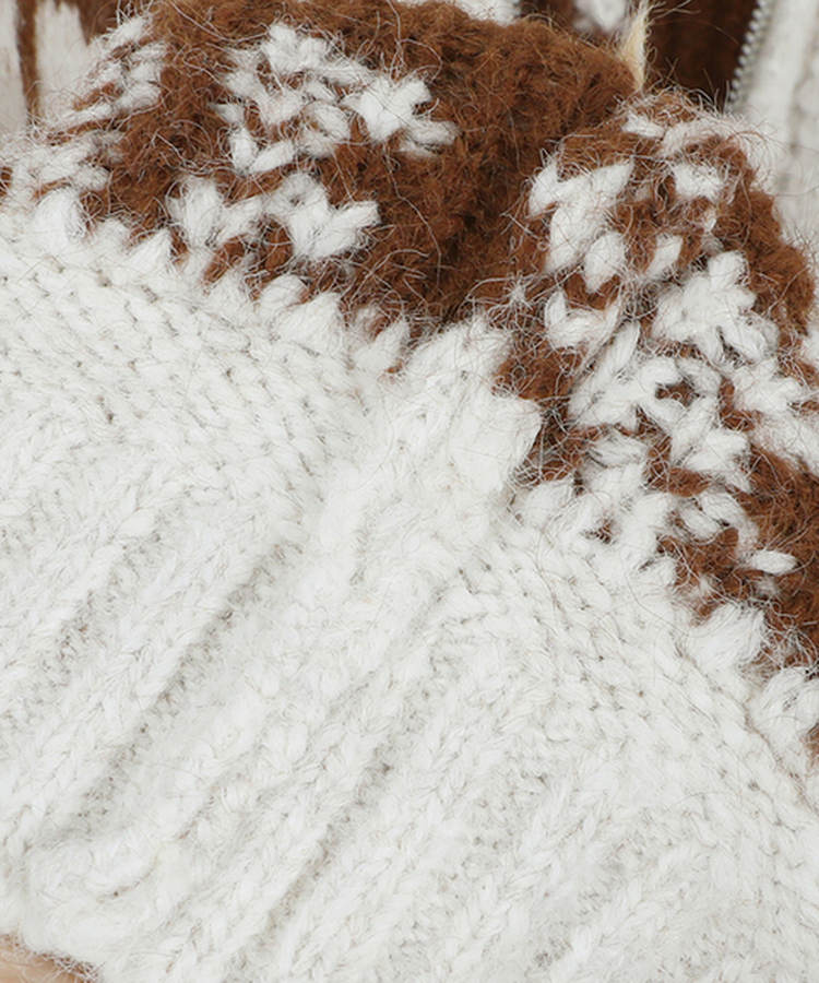 ユキノルディックカラージップアップ