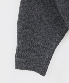 ハイネックフードカーディガン