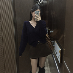 ムードスエードショルダーバッグ CAMEL