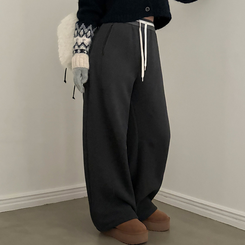 【起毛】モーメントツートントレーニングパンツ CHARCOAL