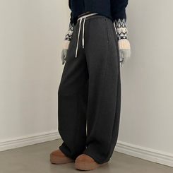 【起毛】モーメントツートントレーニングパンツ CHARCOAL