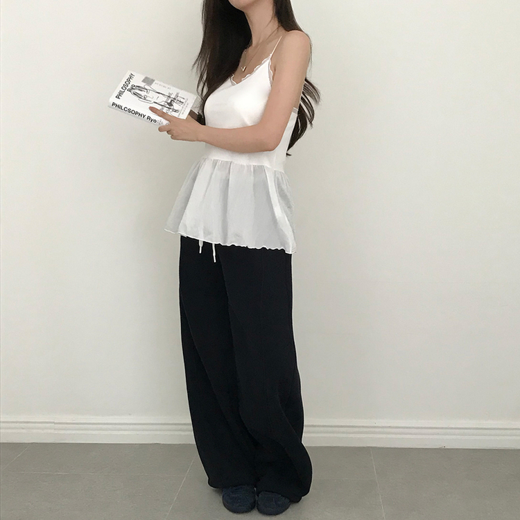 【起毛】モーメントツートントレーニングパンツ NAVY