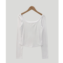 ベーシックスクエア長袖Tシャツ(5color)