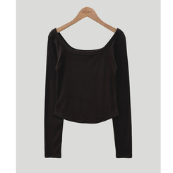 ベーシックスクエア長袖Tシャツ(5color)