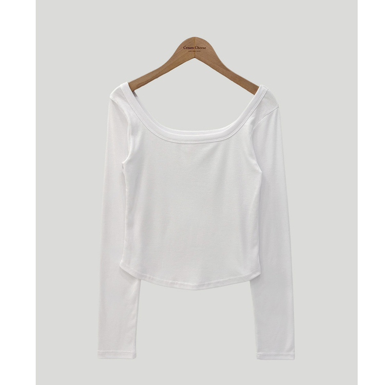 ベーシックスクエア長袖Tシャツ(5color)