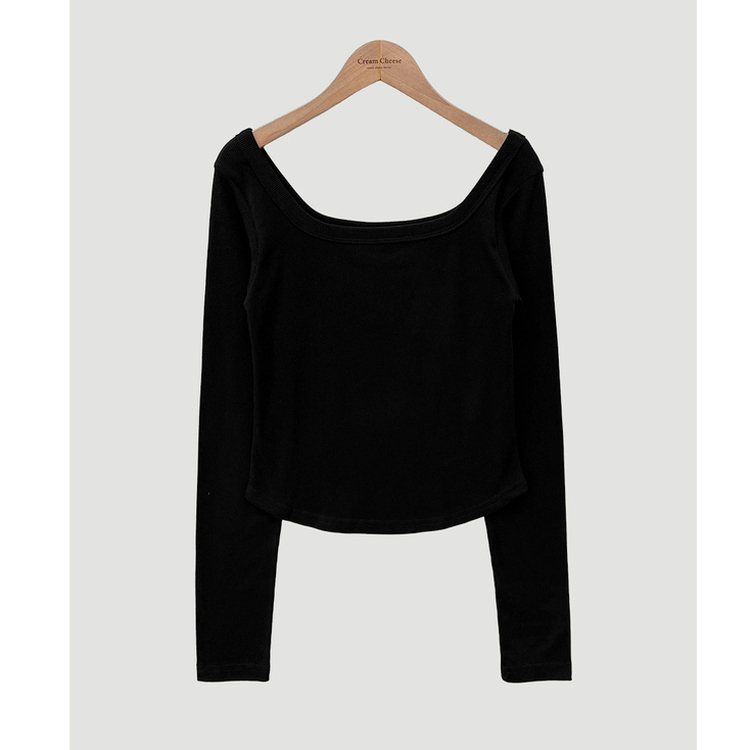 ベーシックスクエア長袖Tシャツ(5color)