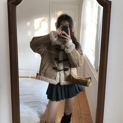 ダッフルファームスタンジャケット BEIGE