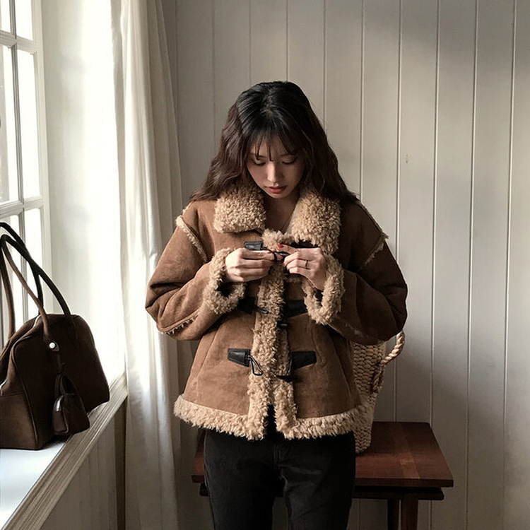 ダッフルファームスタンジャケット BROWN