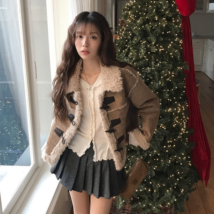 ダッフルファームスタンジャケット BEIGE