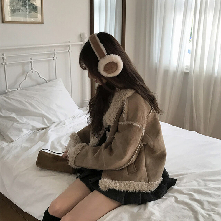 ダッフルファームスタンジャケット BEIGE