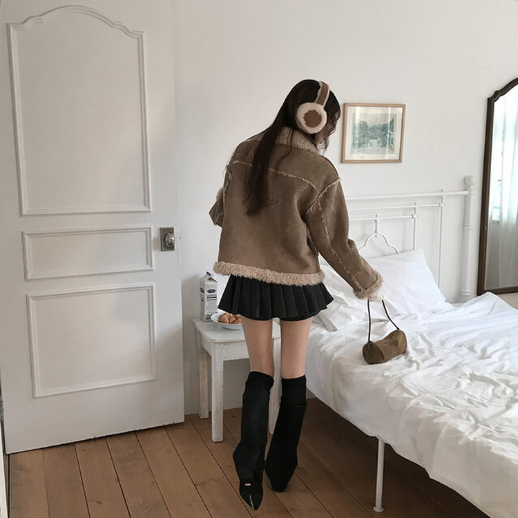 ダッフルファームスタンジャケット BEIGE