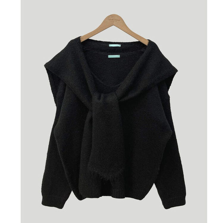 ふんわりムードショルダーニット