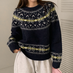 ノルディックニット NAVY