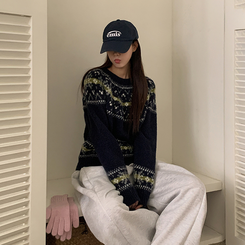 ノルディックニット NAVY