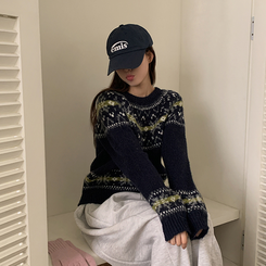 ノルディックニット NAVY