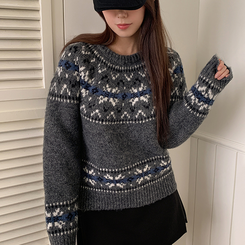 ノルディックニット GREY