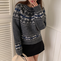 ノルディックニット GREY