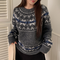 ノルディックニット GREY