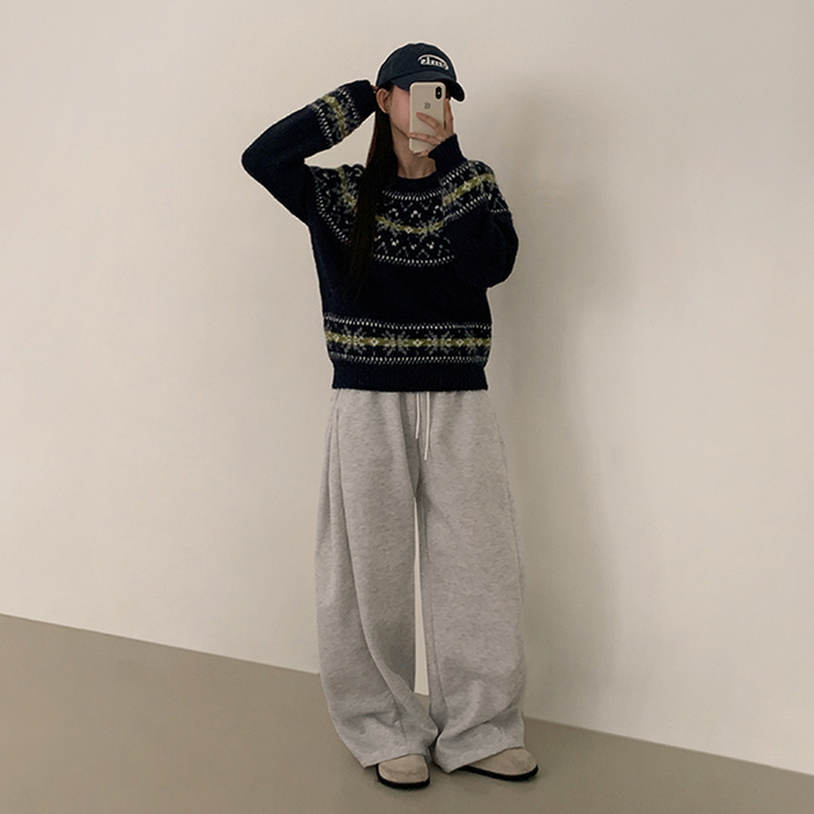 ノルディックニット NAVY