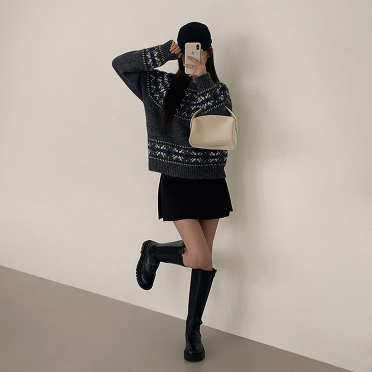 ノルディックニット GREY