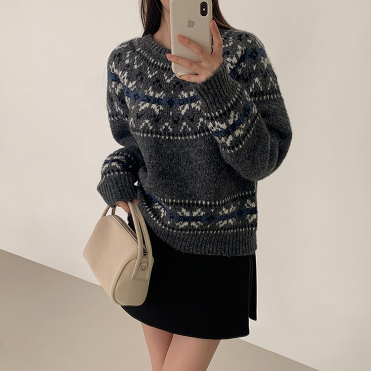 ノルディックニット GREY