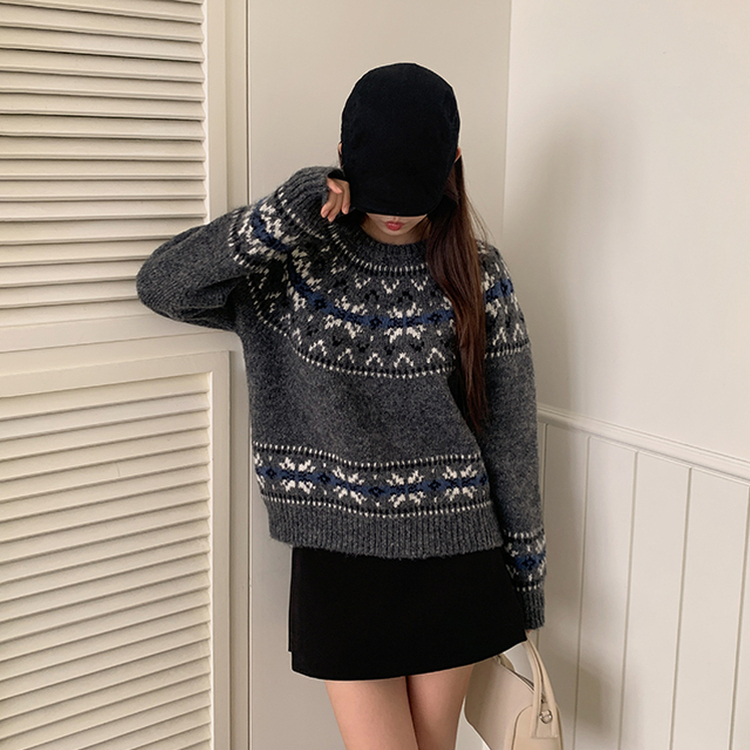 ノルディックニット GREY