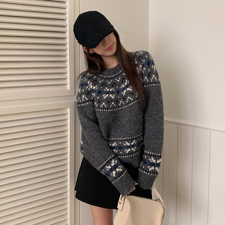 ノルディックニット GREY