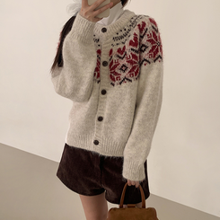 ノルディックカーディガン IVORY