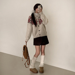 ノルディックカーディガン IVORY