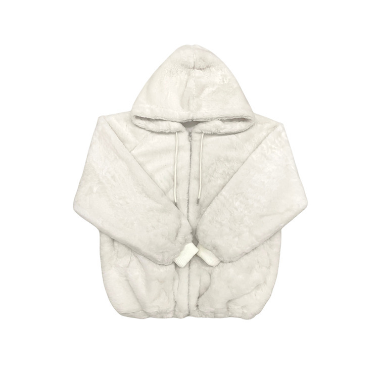 ミンクファーフードジャンパー (5color)