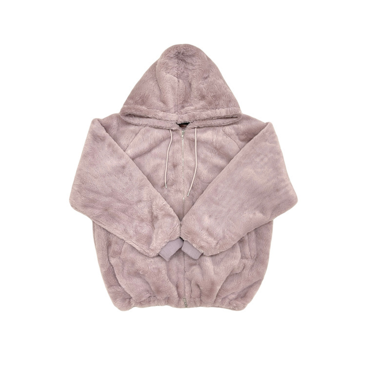 ミンクファーフードジャンパー (5color)