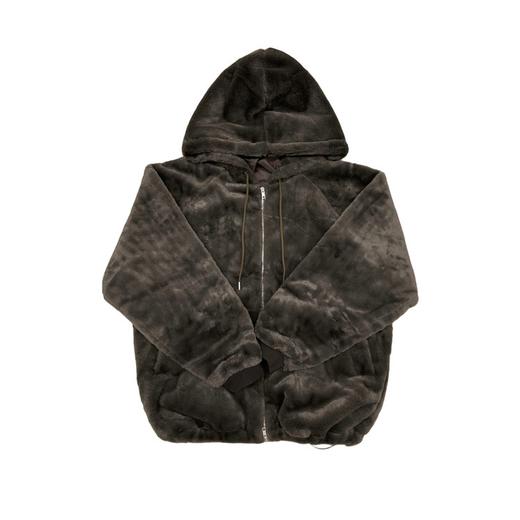 ミンクファーフードジャンパー (5color)