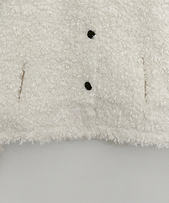 ウールボタンショートコート