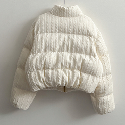 パターンダウンジャンパー