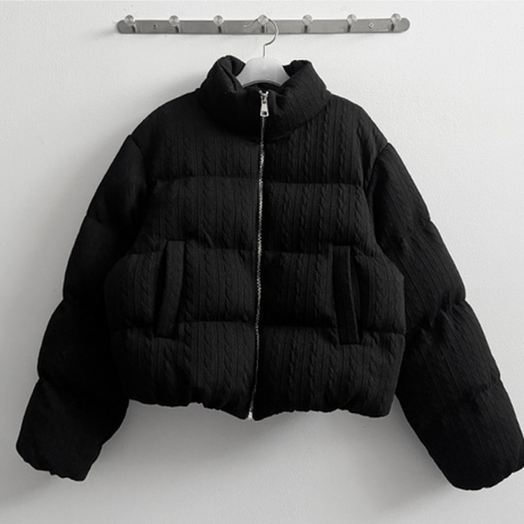 パターンダウンジャンパー