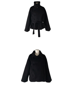 ミドルハーフベルトダブルコート