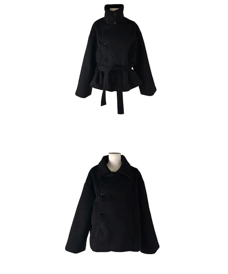 ミドルハーフベルトダブルコート