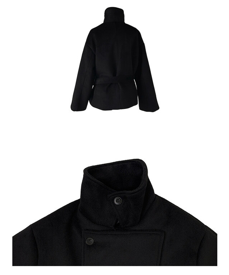 ミドルハーフベルトダブルコート