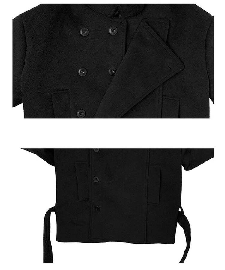 ミドルハーフベルトダブルコート