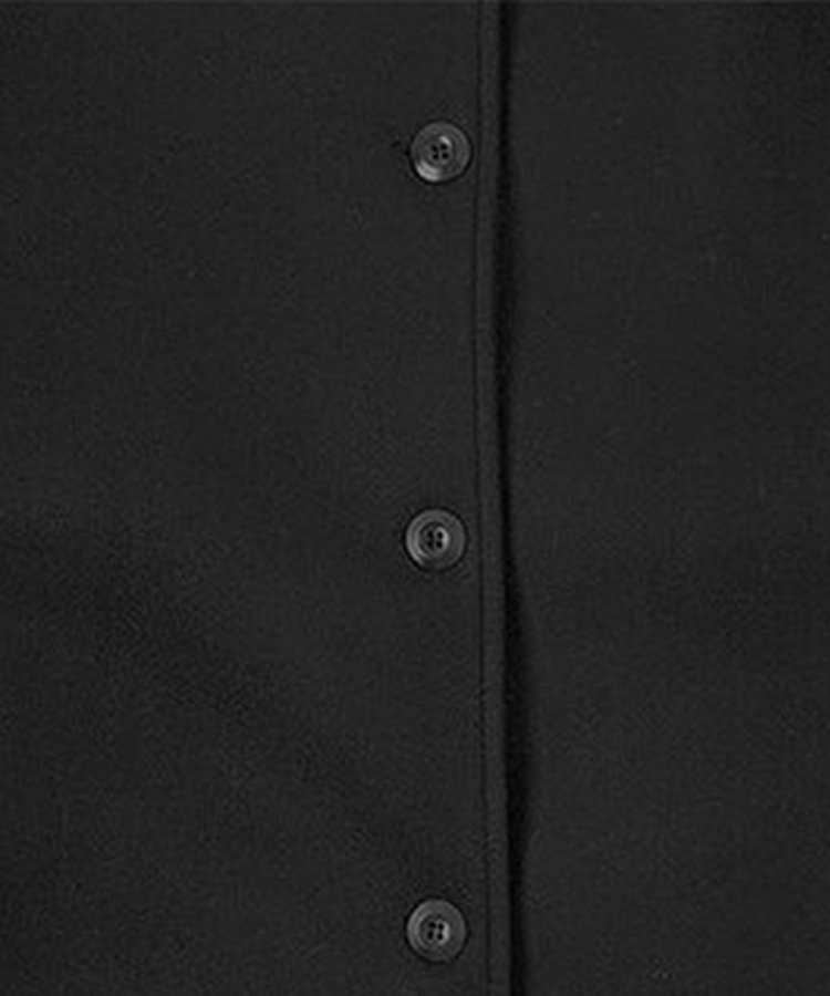 ハイネックキルティングウールベルトロングコート