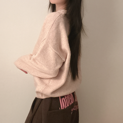 ベーシックウールVネックニット(9color) CAMERO ROSE