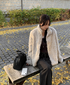 【起毛】ローライズマキシロングスカート CHARCOAL