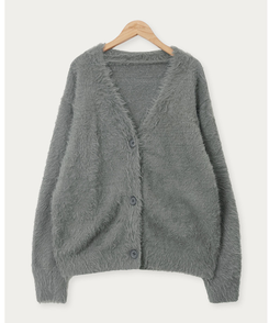 アンゴラファーカーディガン(6color)