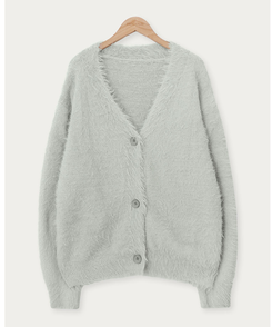 アンゴラファーカーディガン(6color)