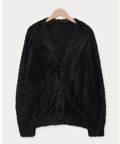 アンゴラファーカーディガン(6color)