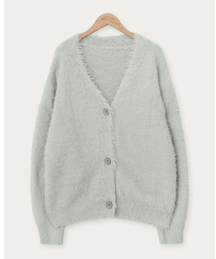 アンゴラファーカーディガン(6color)