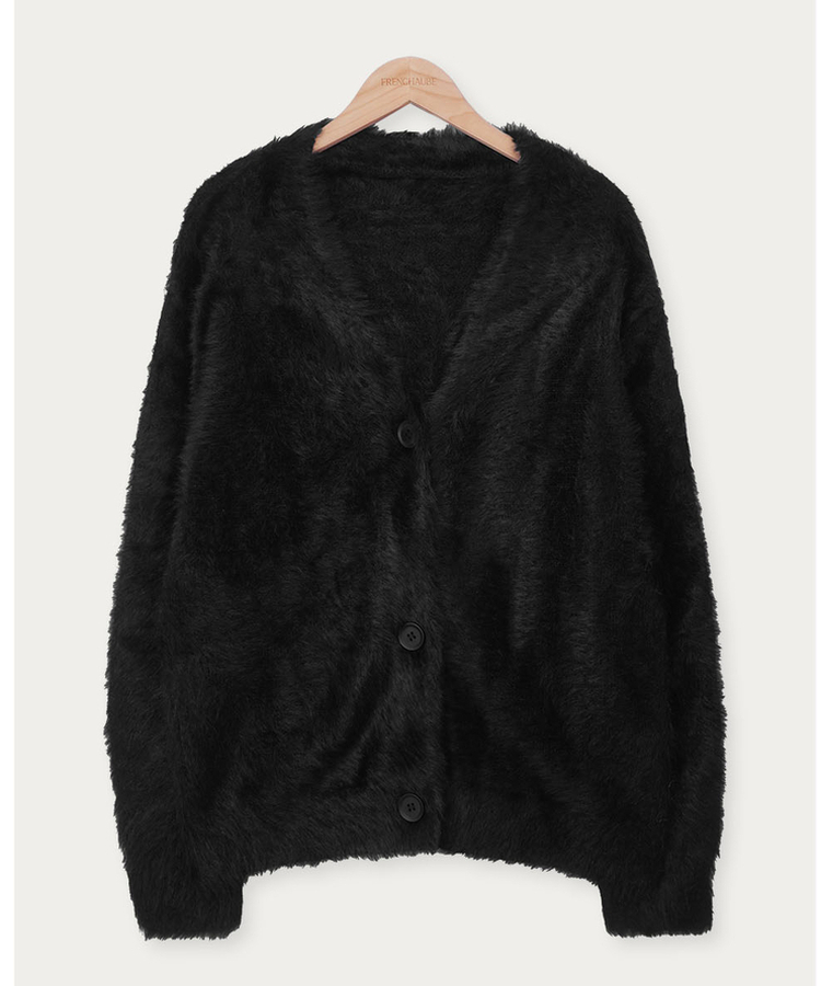 アンゴラファーカーディガン(6color)