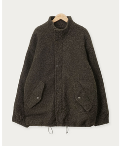 オーバーフィットハイネックハーフコート