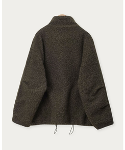 オーバーフィットハイネックハーフコート