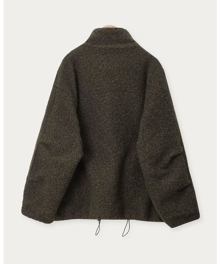 オーバーフィットハイネックハーフコート